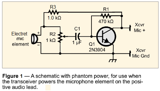 Schematic With Phantom Power & Bias resistor